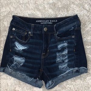American eagle high rise super stretch shorts 4